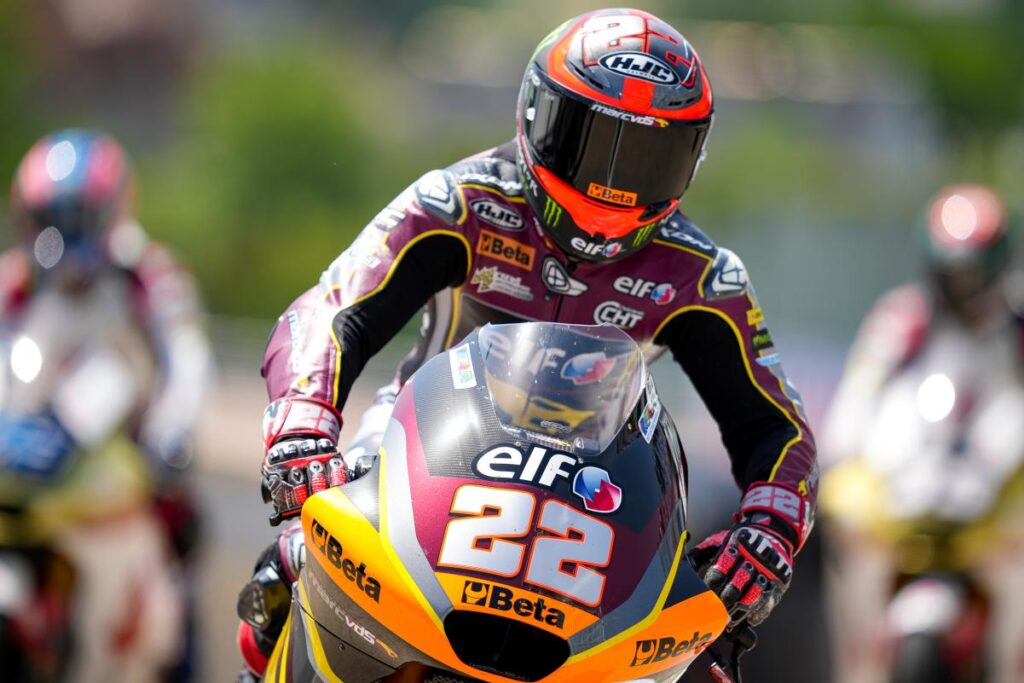 Moto2, Sam Lowes: garis merah tipis sam lowes, moto2
