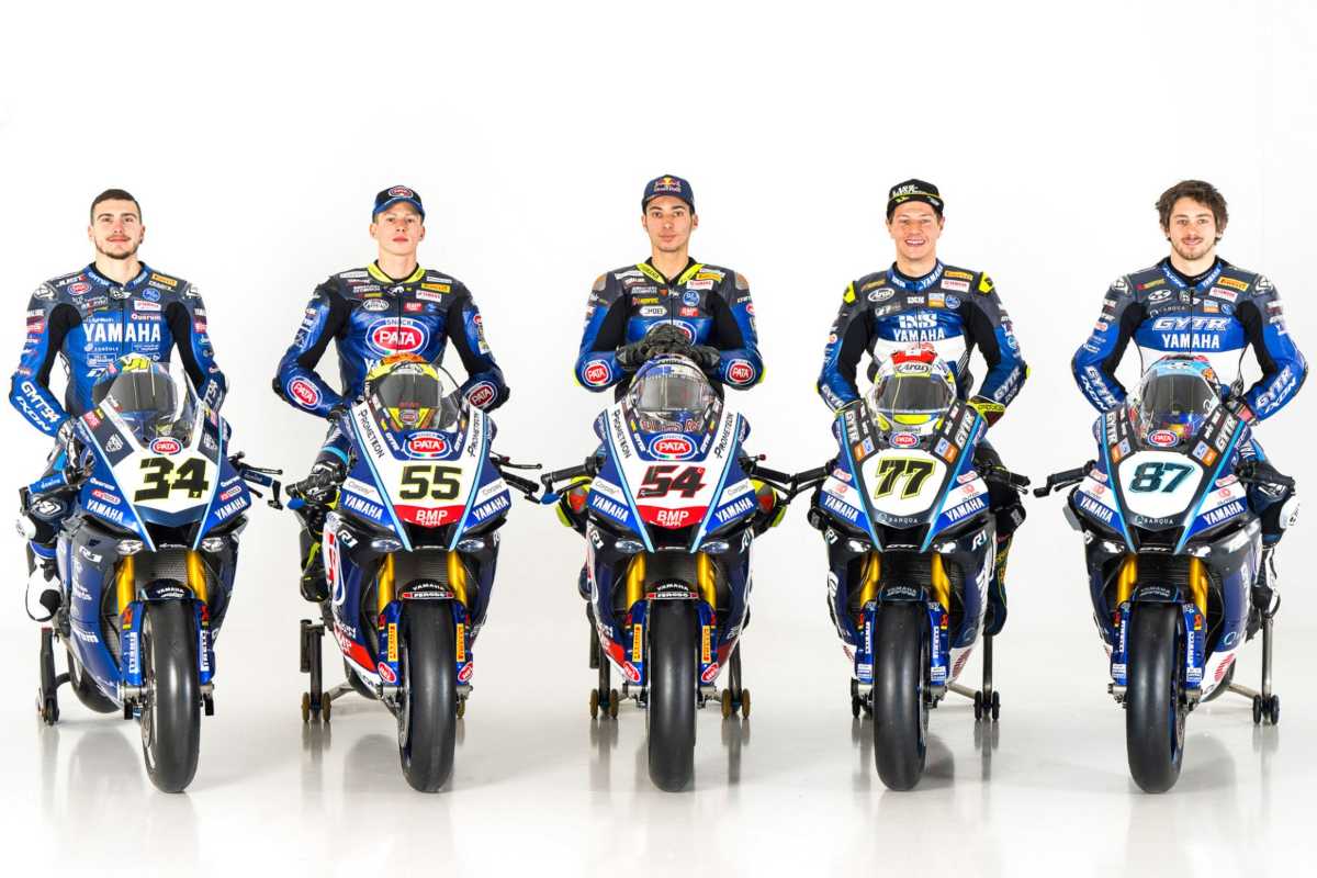 Superbike, Yamaha formaliseert de livery’s voor 2023: het doel is om terug te keren naar kampioenen