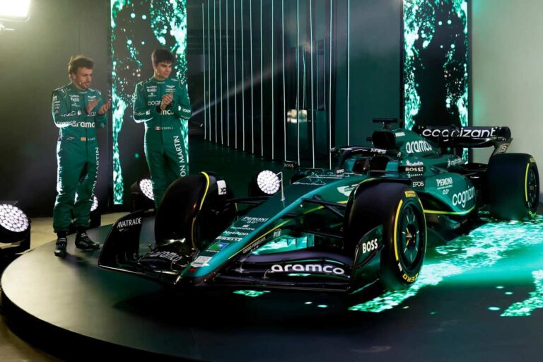 Alonso Stroll Aston Martin AMR23 F1