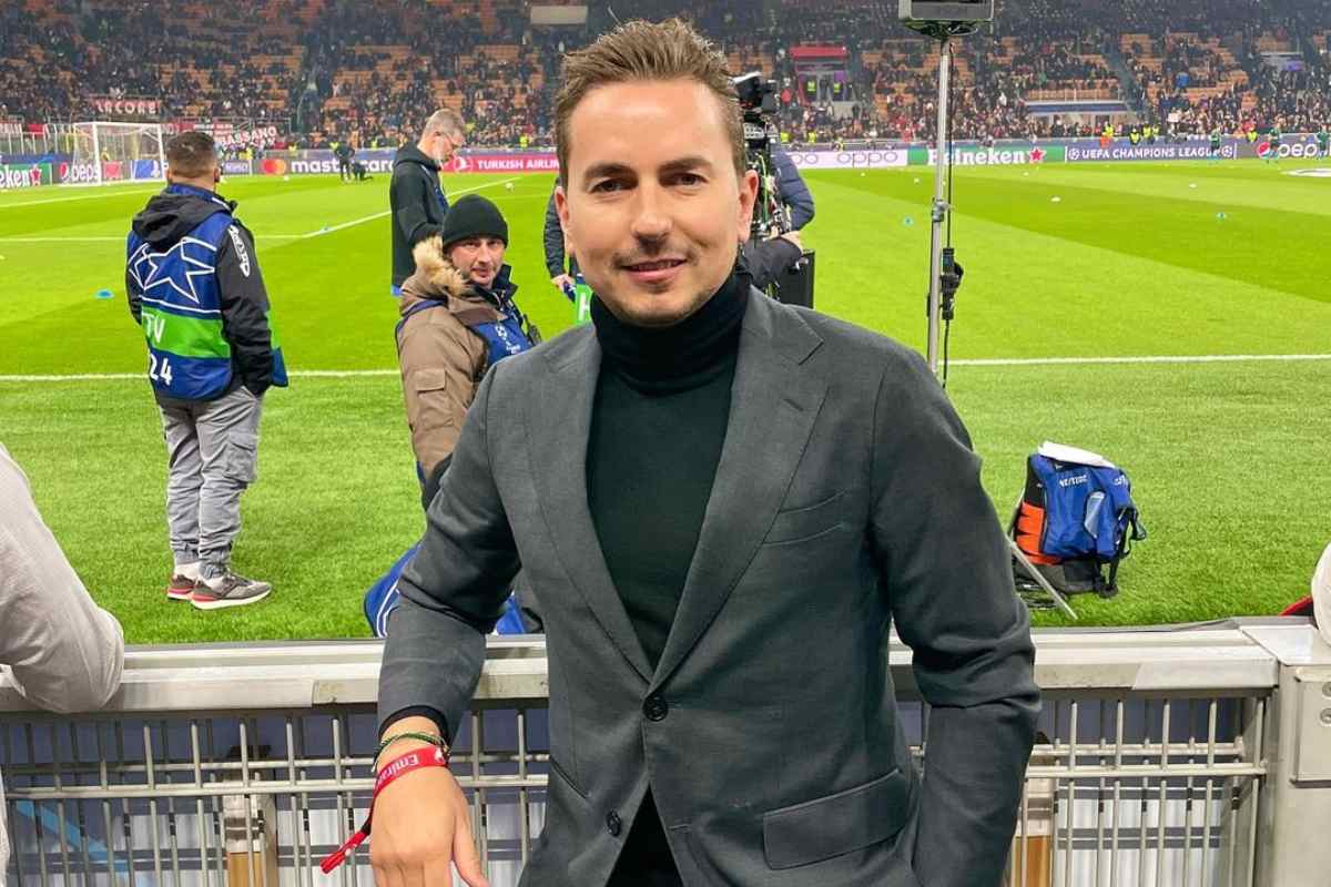Jorge Lorenzo au San Siro: invité du Milan-Tottenham de la Ligue des champions