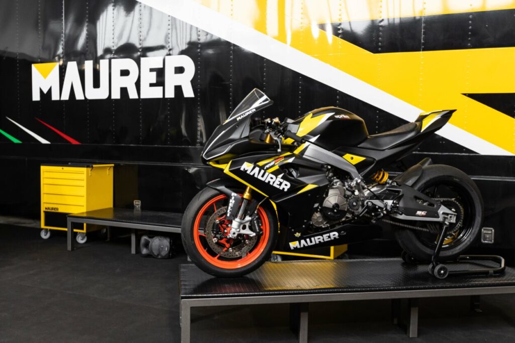 Tässä on Maurer Team, mahtavia uutisia Aprilia RS660 Trophyssa