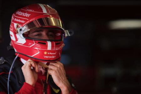 Charles Leclerc Ferrai F1 Test Bahrain