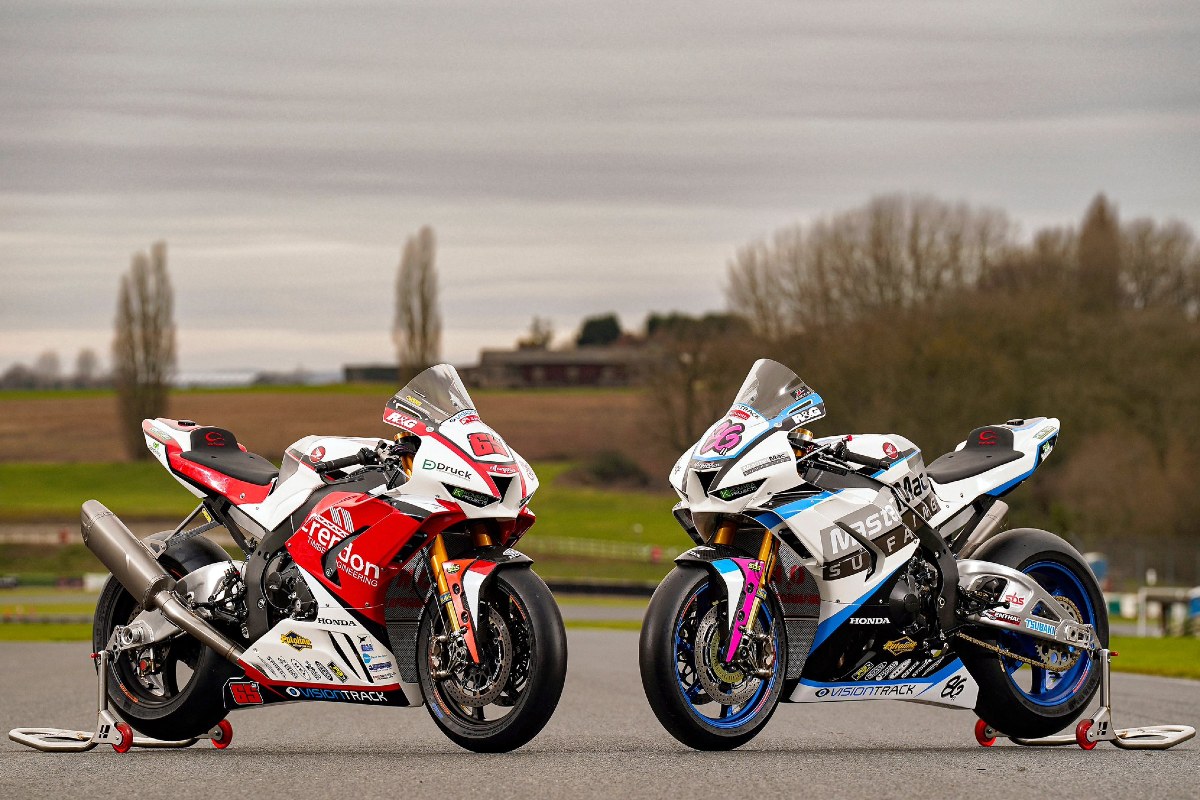 Hawk dévoile ses Honda pour le British Superbike 2023