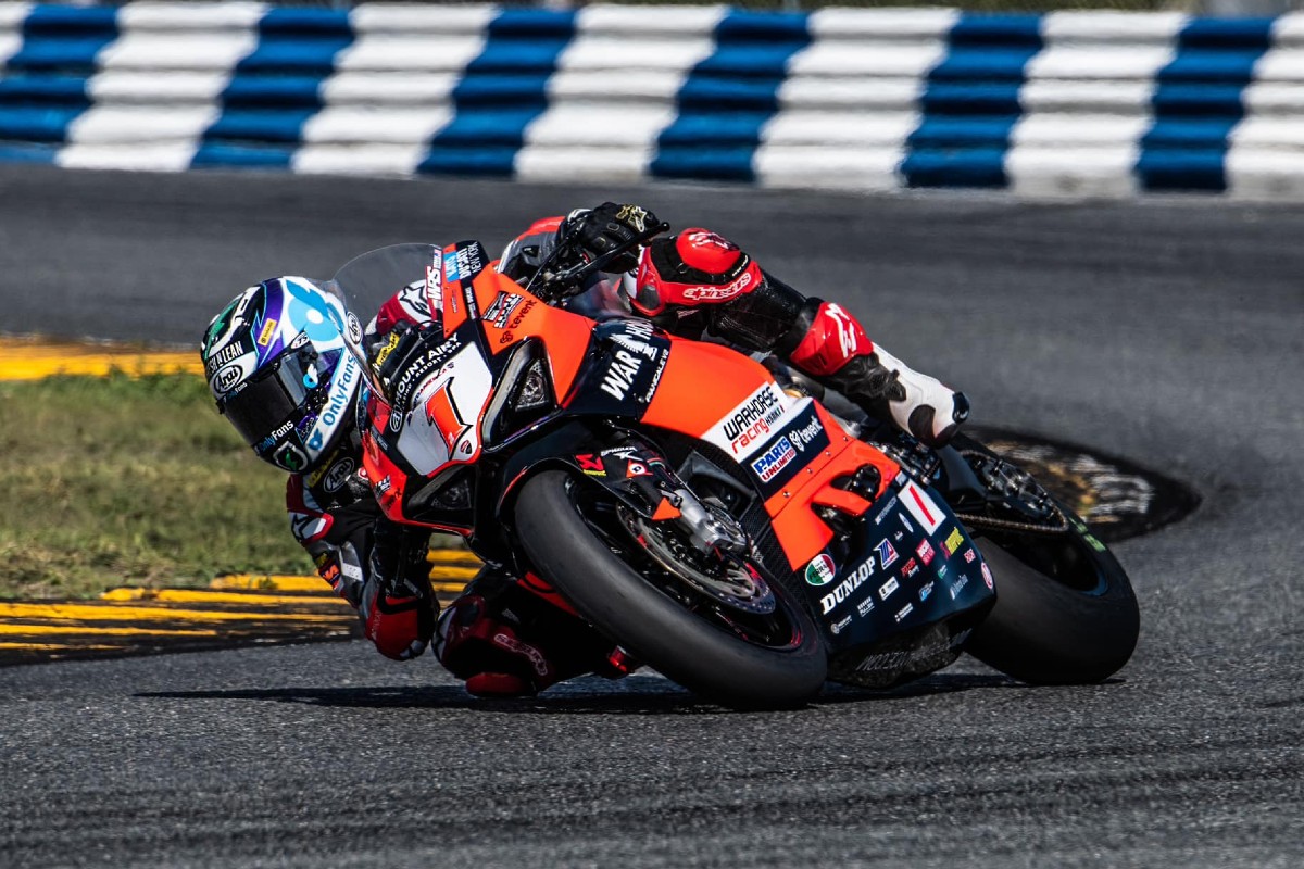 Ducati med Josh Herrin på stangen ved Daytona 200 2023
