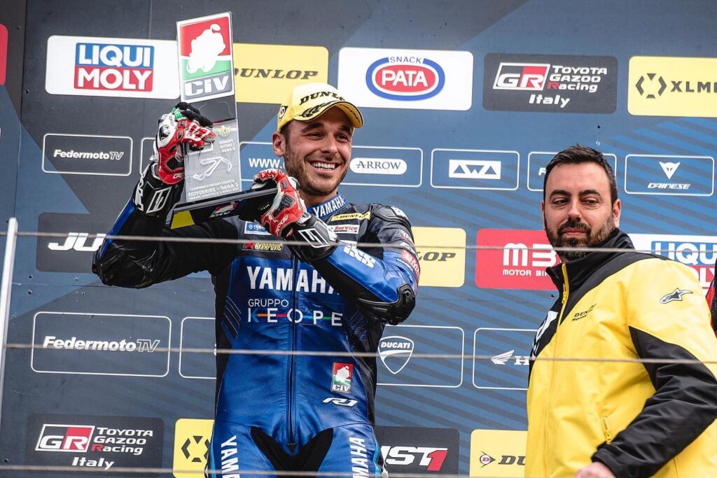 Entri paddock: Canepa, Tamburini dan Andreozzi di National bersama Yamaha Niccolò Canepa, National Trophy