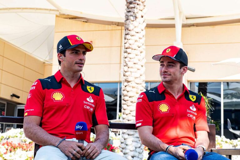 Carlos Sainz Charles Leclerc Ferrari F1 2023