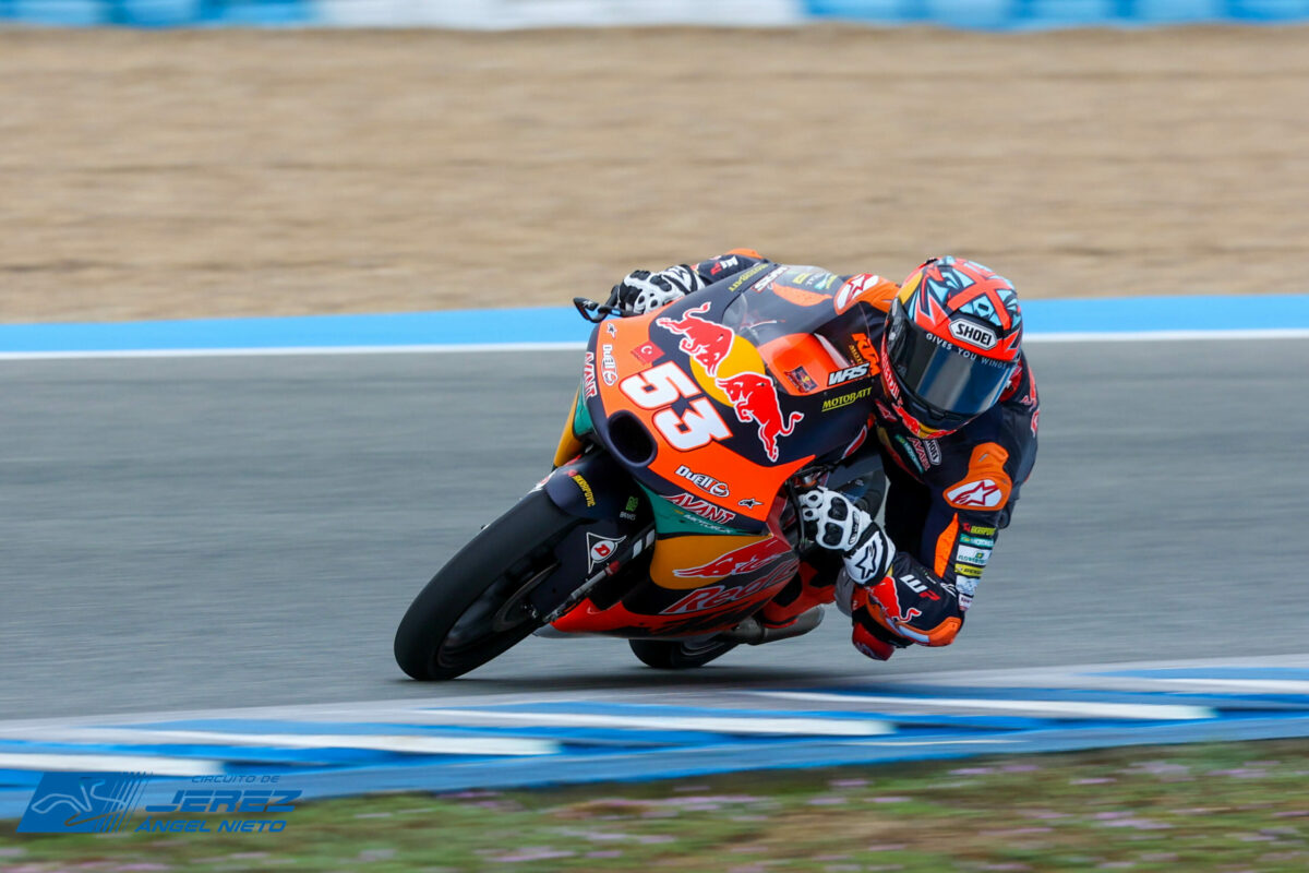 Moto3, Jerez Test : Deniz Oncu et les protagonistes de la pluie le jour 1