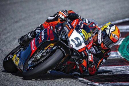 Danilo Petrucci test Superbike Barcellona