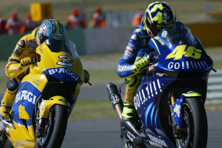 Max Biaggi Valentino Rossi rivalità MotoGP