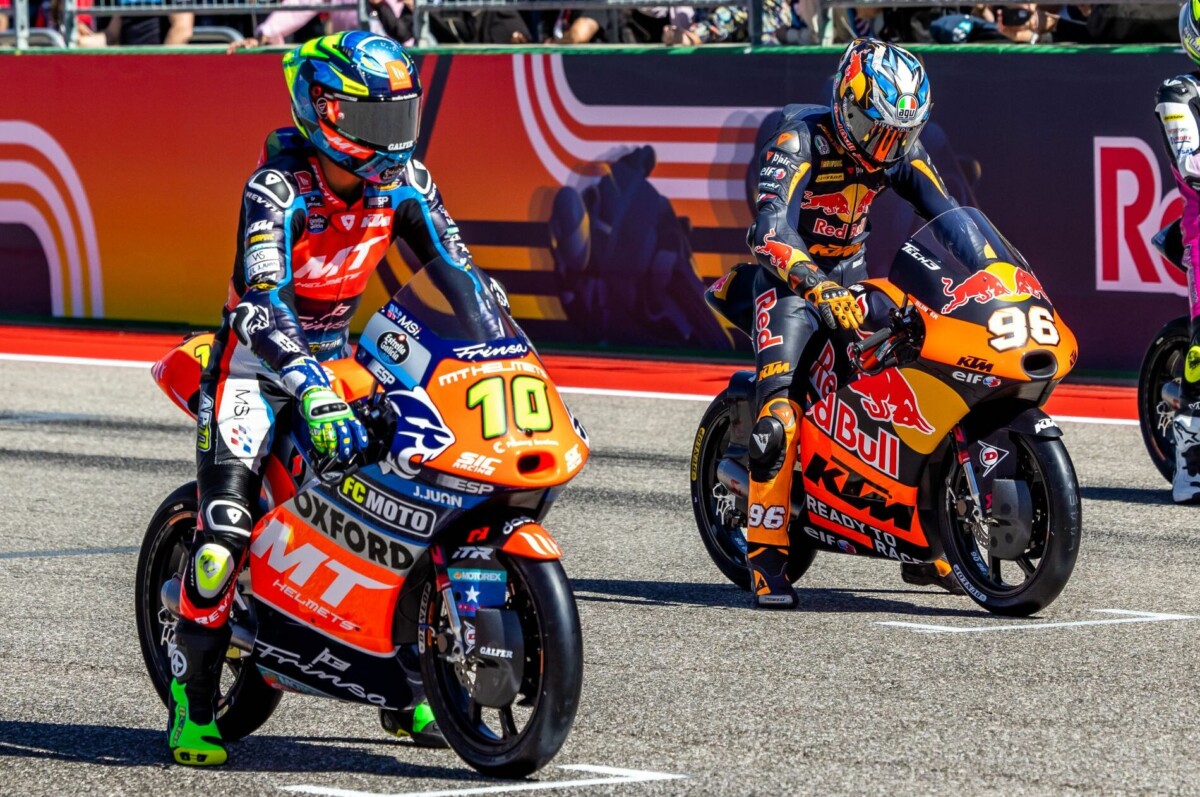 Moto3 : Holgado et Moreira, début du sprint et cohabitation du sommet du championnat du monde