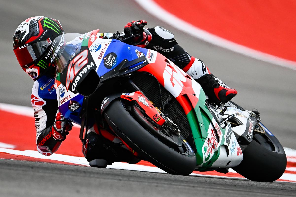 MotoGP Austin : Alex Rins, fabuleux triomphe !  Mouillé au sol