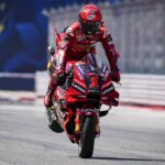 MotoGP Austin: Rozgrzewka w Bagnaia, wypadek Bezzecchi i Marquez