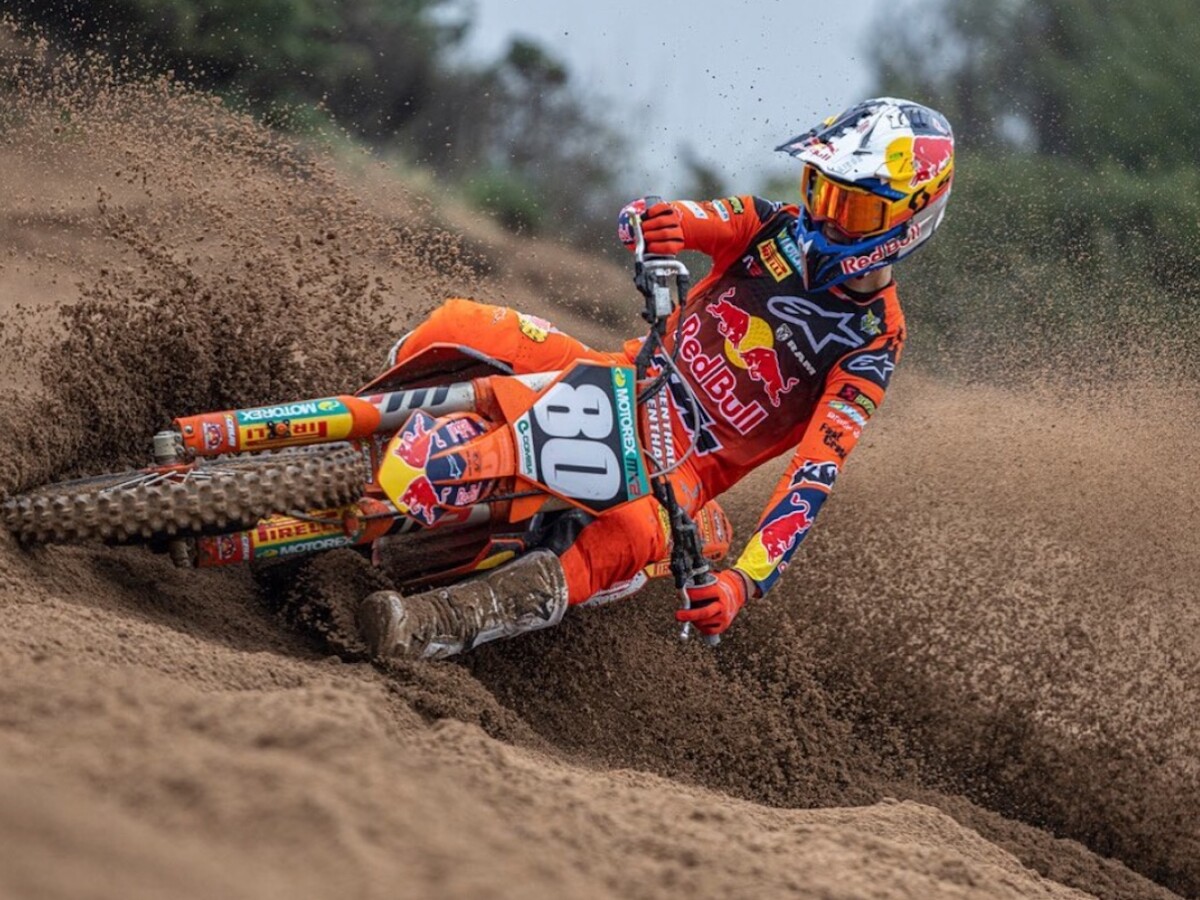 Motocross Agueda : Andrea Adamo est là, toujours sur le podium des qualifications MX2