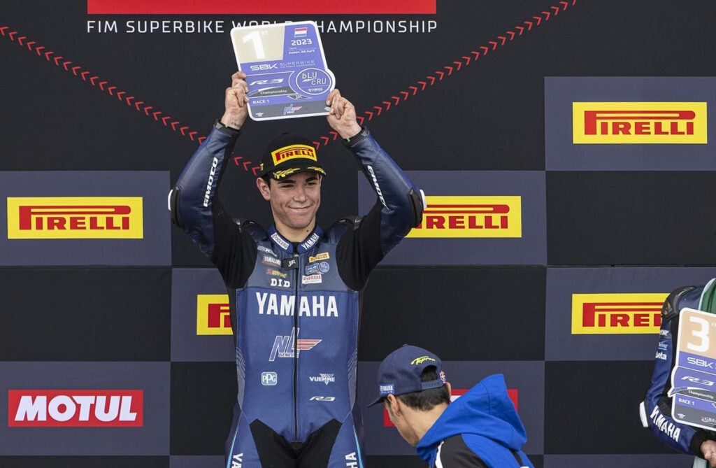 Yamaha R3 : Emiliano Ercolani fait ses débuts à Assen avec une victoire Emiliano Ercolani, Yamaha, Assen