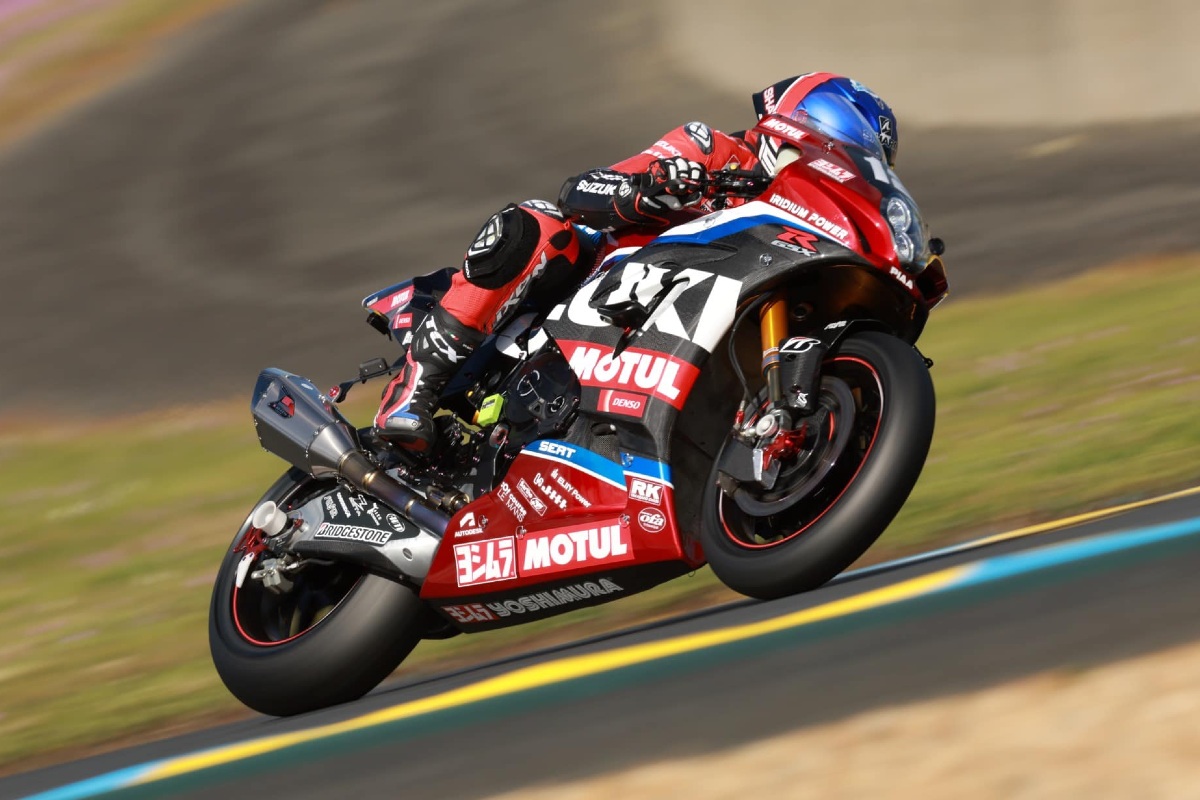 Yoshimura SERT Suzuki en pole provisoire aux 24h Motos Le Mans 2023