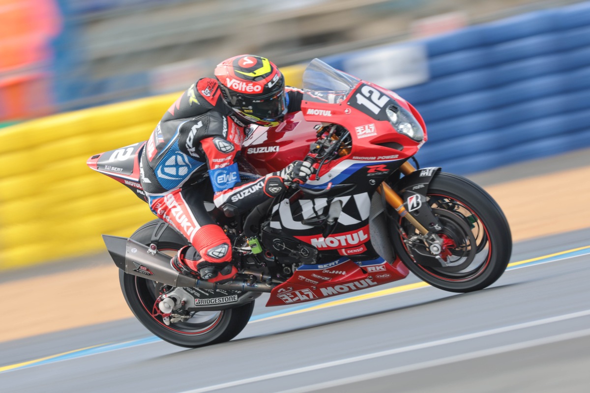 Yoshimura SERT Suzuki paalussa 24h Motos Le Mans 2023