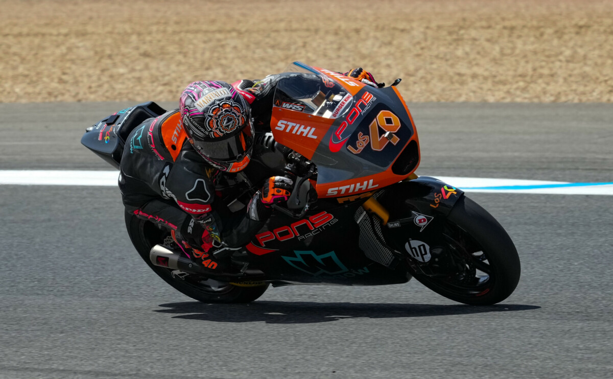 Moto2, Jerez Test : Canet mène, Arbolino et Vietti chutent
