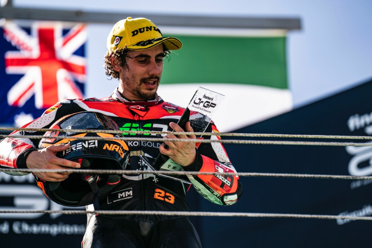Moto2, Niccolò Antonelli immédiatement sur le podium européen “Je m’amuse à nouveau”