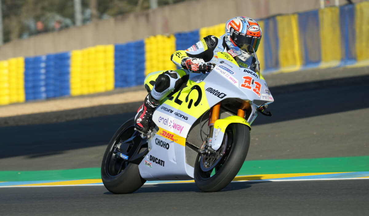 MotoE Le Mans : Matteo Ferrari premier poleman avec Ducati