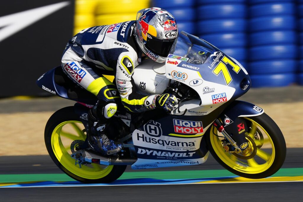 Moto3 Le Mans: Rudal Sasaki di tiang, Migno di baris kedua ayumu-sasaki-moto3-qp-le-mans