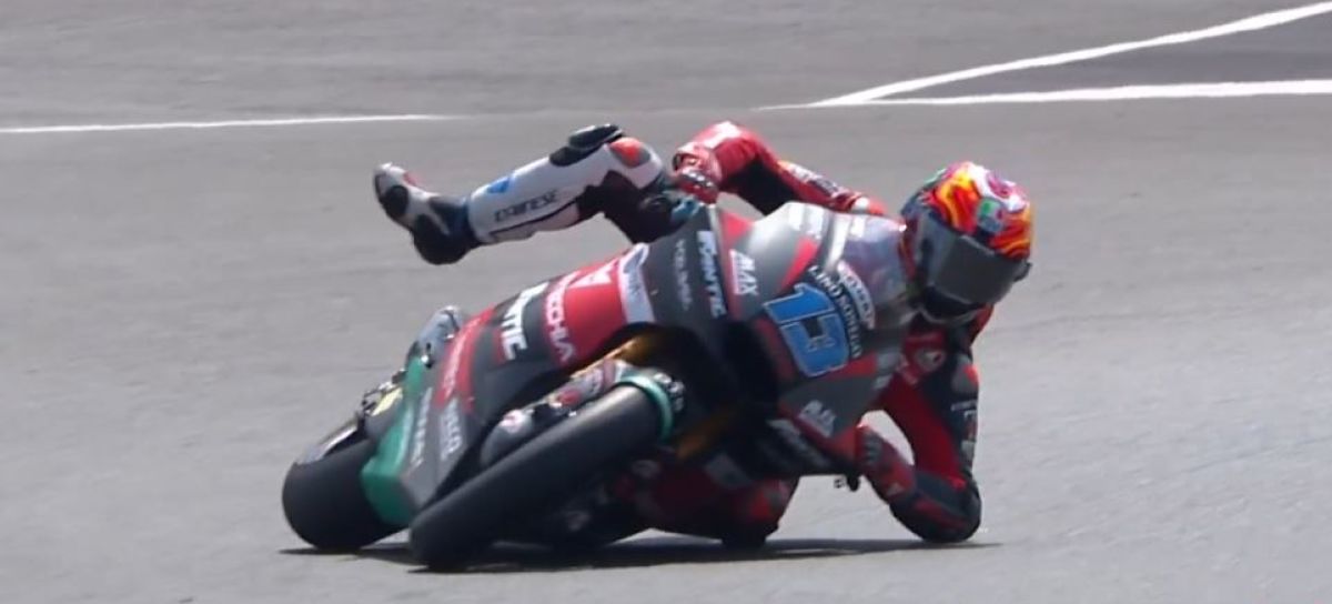 Moto2 Le Mans : Arbolino aux premières loges, quel numéro de Vietti !