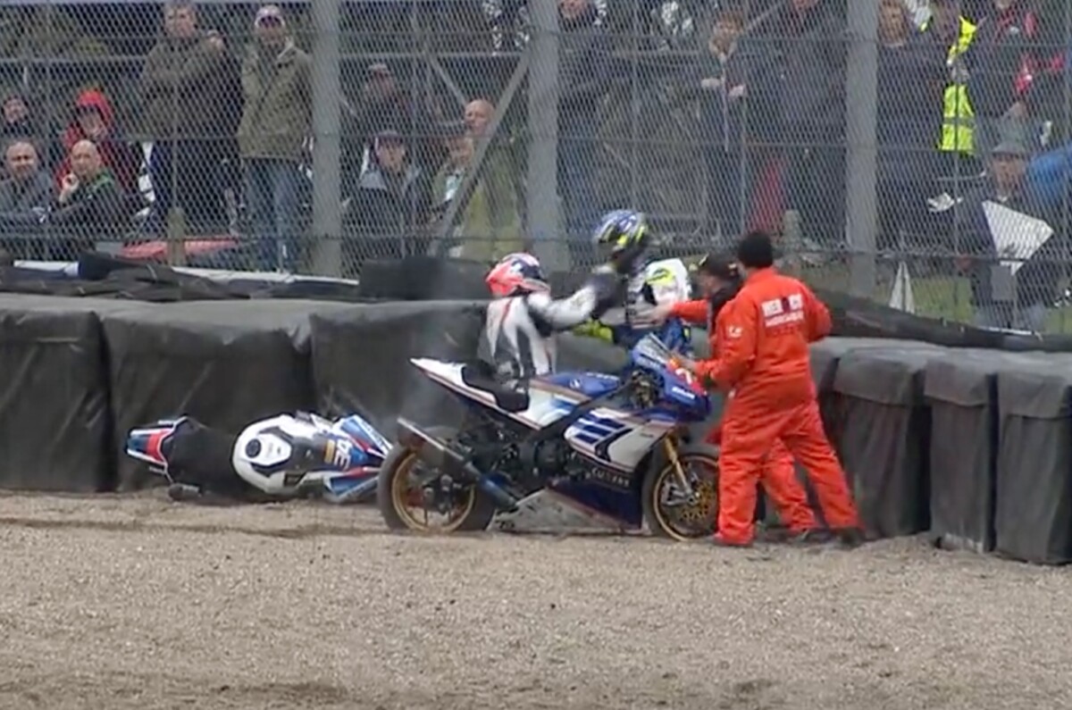 Alastair Seeley perd la tête, bagarre avec Alex Olsen dans BSB (vidéo)