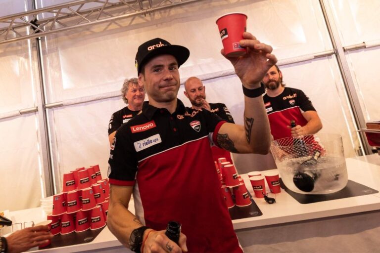 Alvaro Bautista Ducati Superbike MotoGP test