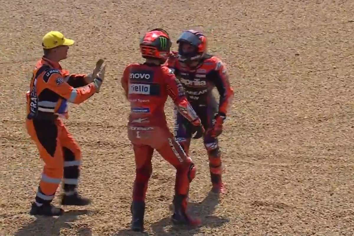 Bagnaia, brouille et paix avec Vinales : “Je n’ai pas aimé sa réaction”