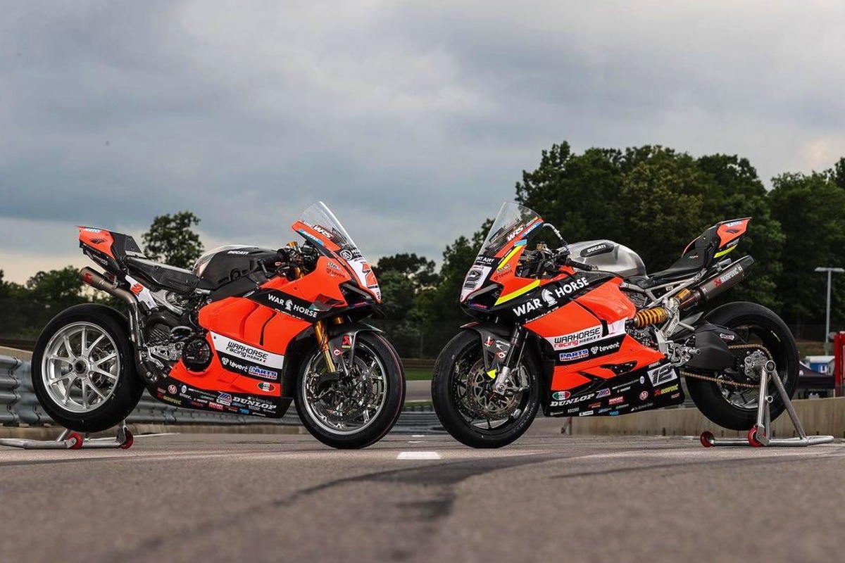 Ducati Panigale V4 R og V2 tager imod MotoAmerica 2023