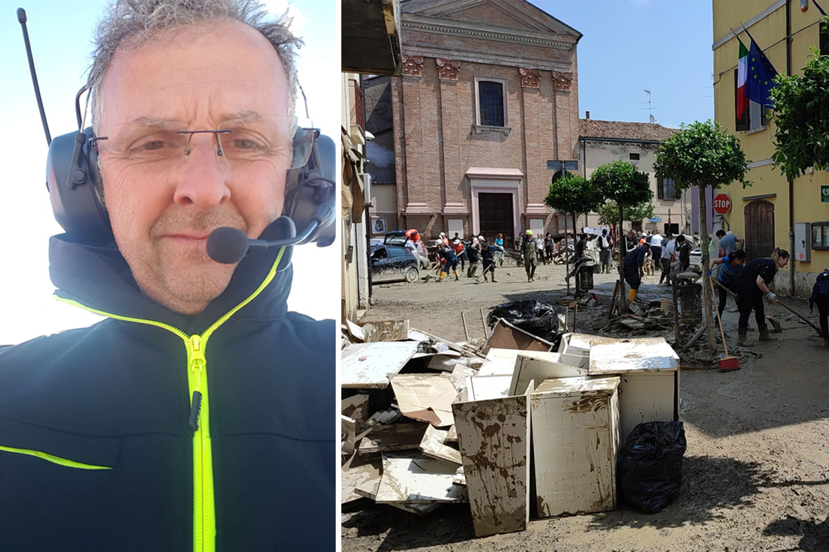 Flood, Roberto Antonellini 2R Racing Team “Anguishing scenes”
