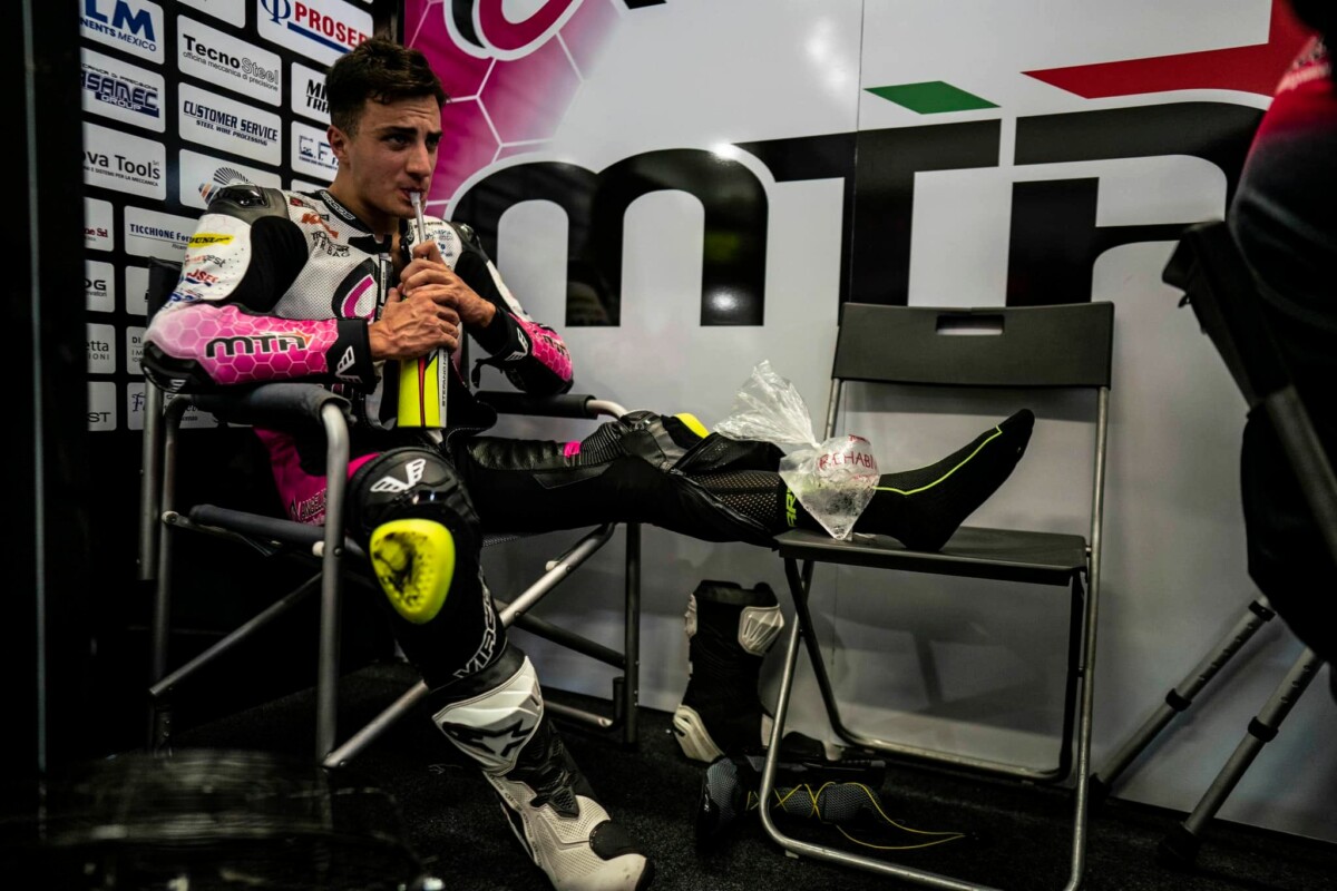 Moto3, Stefano Nepa serre les dents “J’enlève le fer, après tu verras”