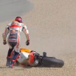 Marc Marquez caduta MotoGP Francia