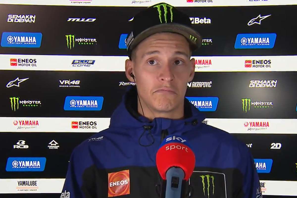 MotoGP, Quartararo : “Situation préoccupante”.  Yamaha, réveille-toi !