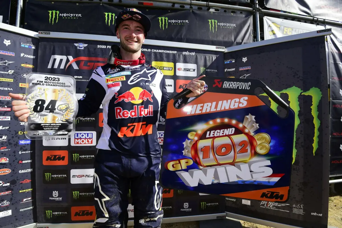 Dites 102 : Jeffrey Herlings est désormais une légende du motocross