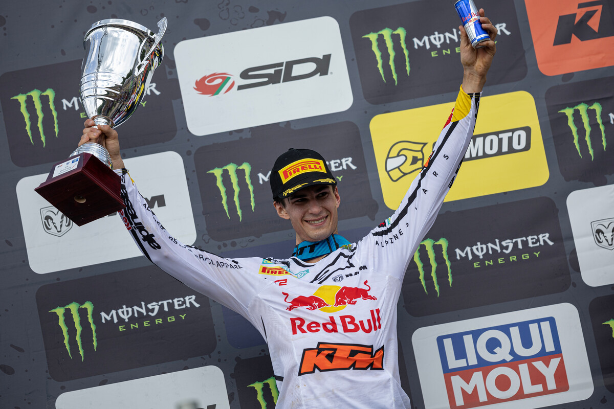 Motocross : Andrea Adamo, à un point seulement du leader MX2