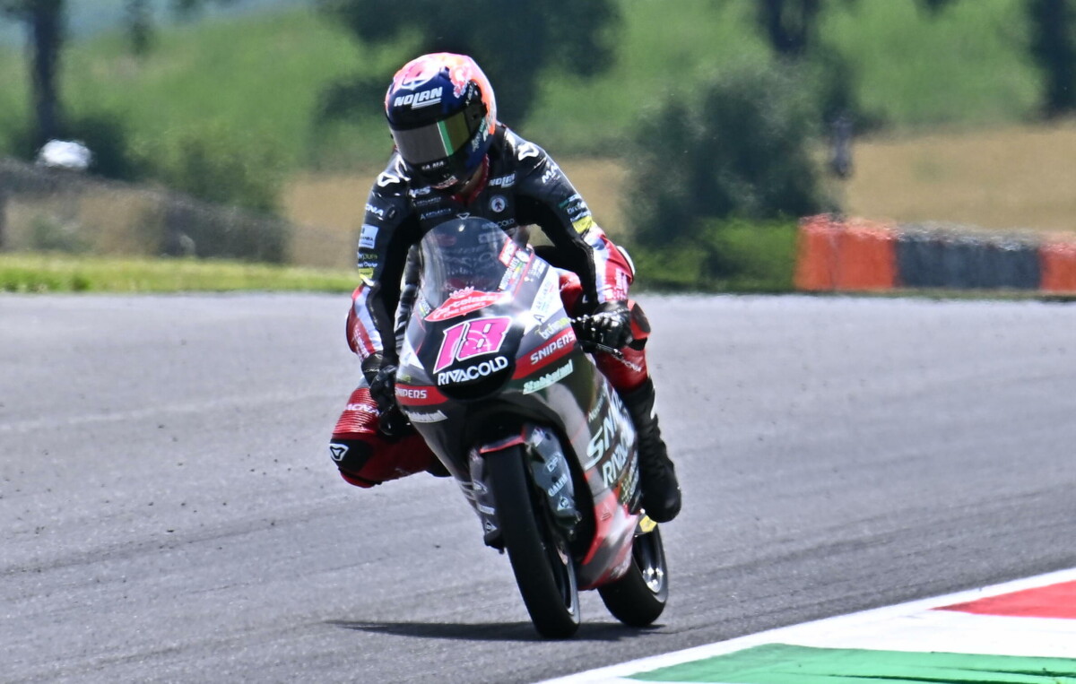 Moto3 Mugello, Essais 3 : Bertelle, Rossi et Migno lors de la deuxième séance qualificative