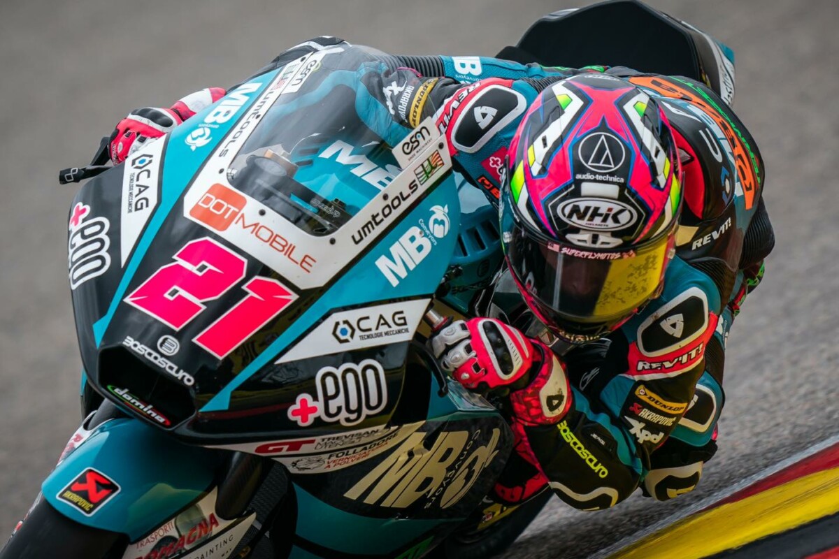 Moto2 Sachsenring, Essai 3 : 1-2 Accélération sous la pluie