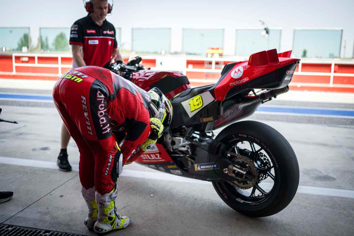 Alvaro Bautista menguji Ducati MotoGP Misano
