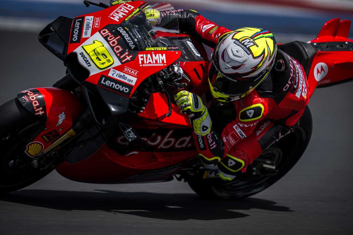 Alvaro Bautista menguji Ducati MotoGP Misano