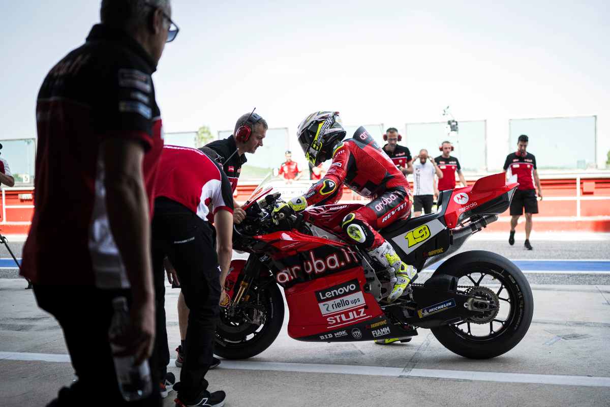 Alvaro Bautista menguji Ducati MotoGP Misano