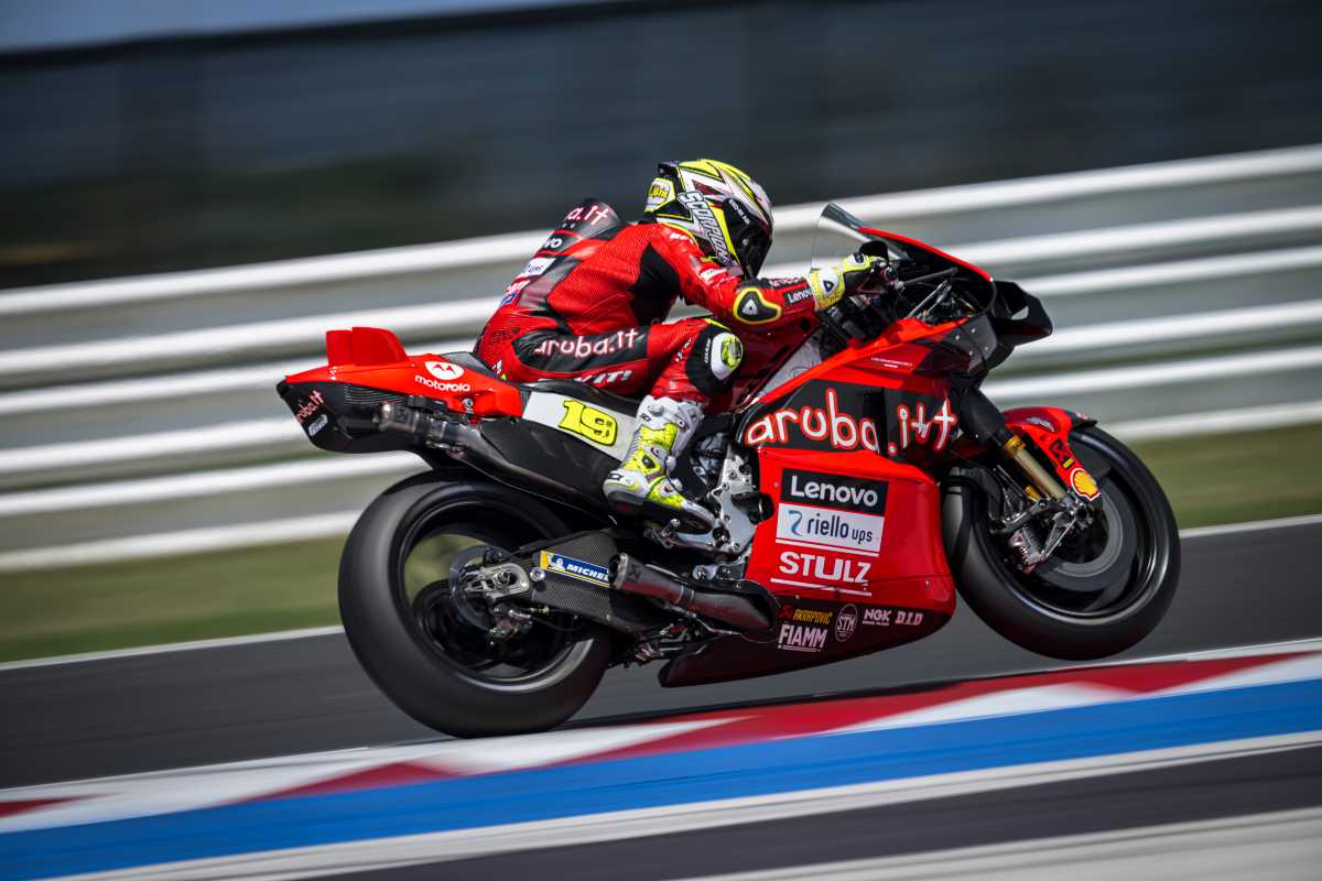 Alvaro Bautista menguji Ducati MotoGP Misano