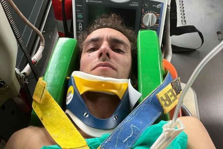 Alex Rins MotoGP Infortunio foto