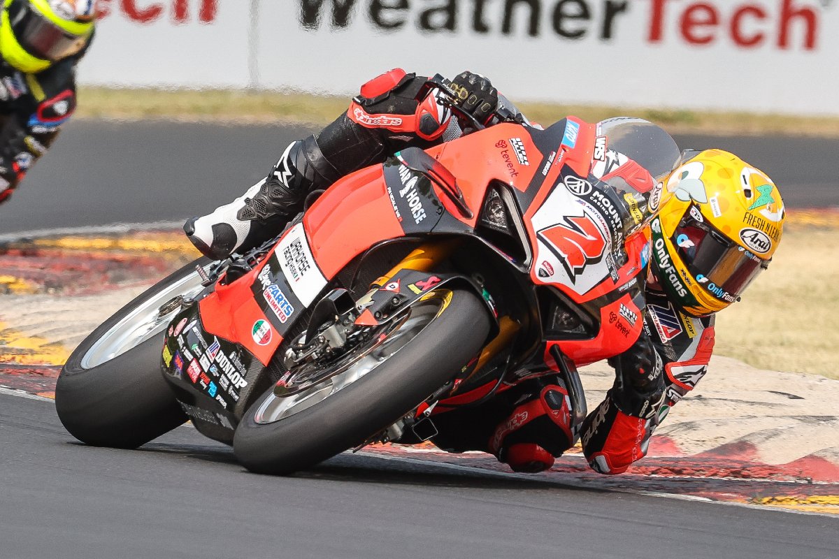 Ducati vender tilbage til sejren i MotoAmerica Superbike med Herrin