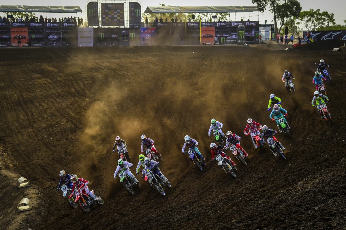 Motocross GP Sumbawa, essais Adamo en tant que leader: tous les temps