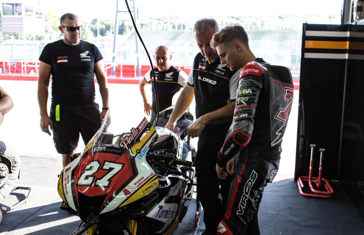 CIV SBK, Alessio Finello à Misano avec DmR “Je vais essayer de surprendre !”