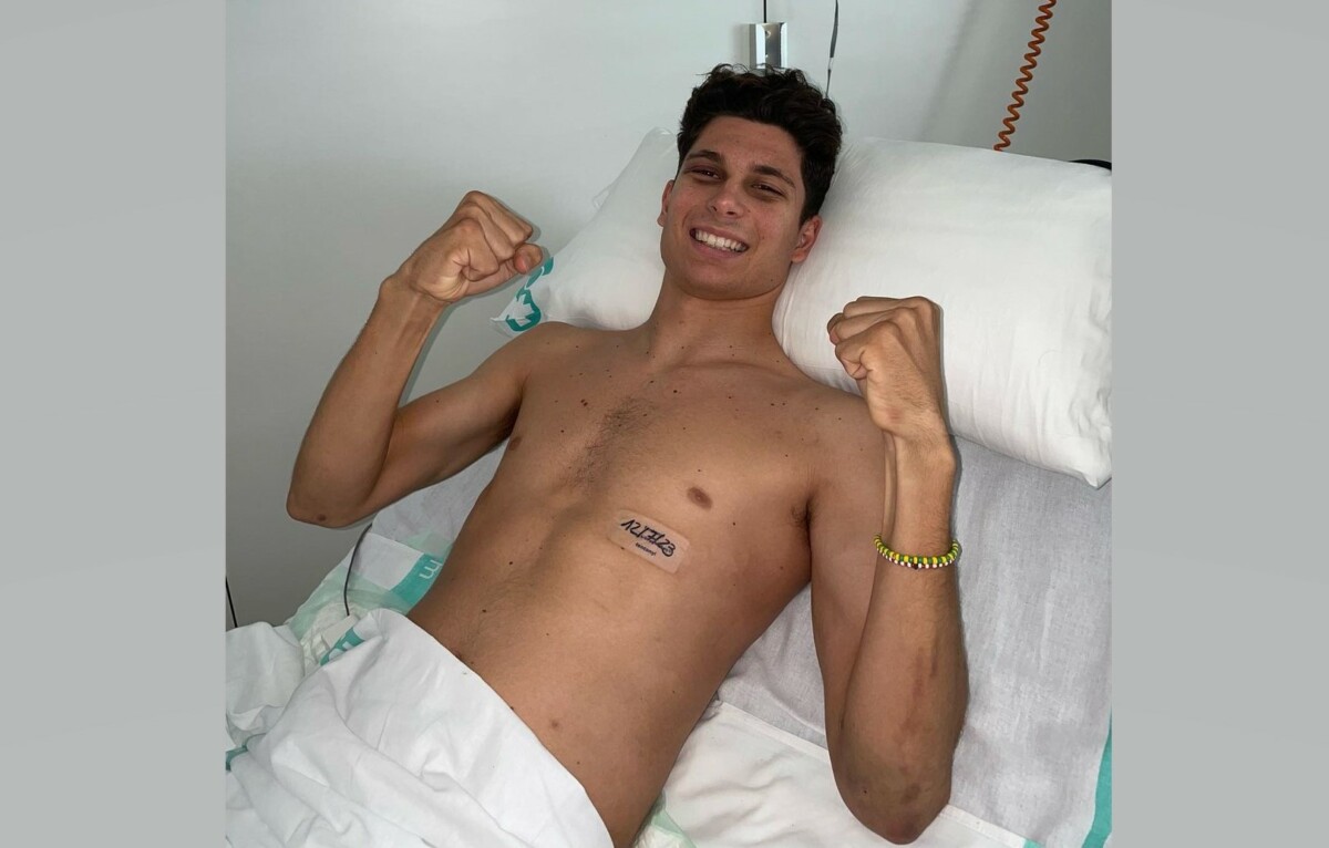 Moto2, Carlos Tatay sourit : la première image de l’accident