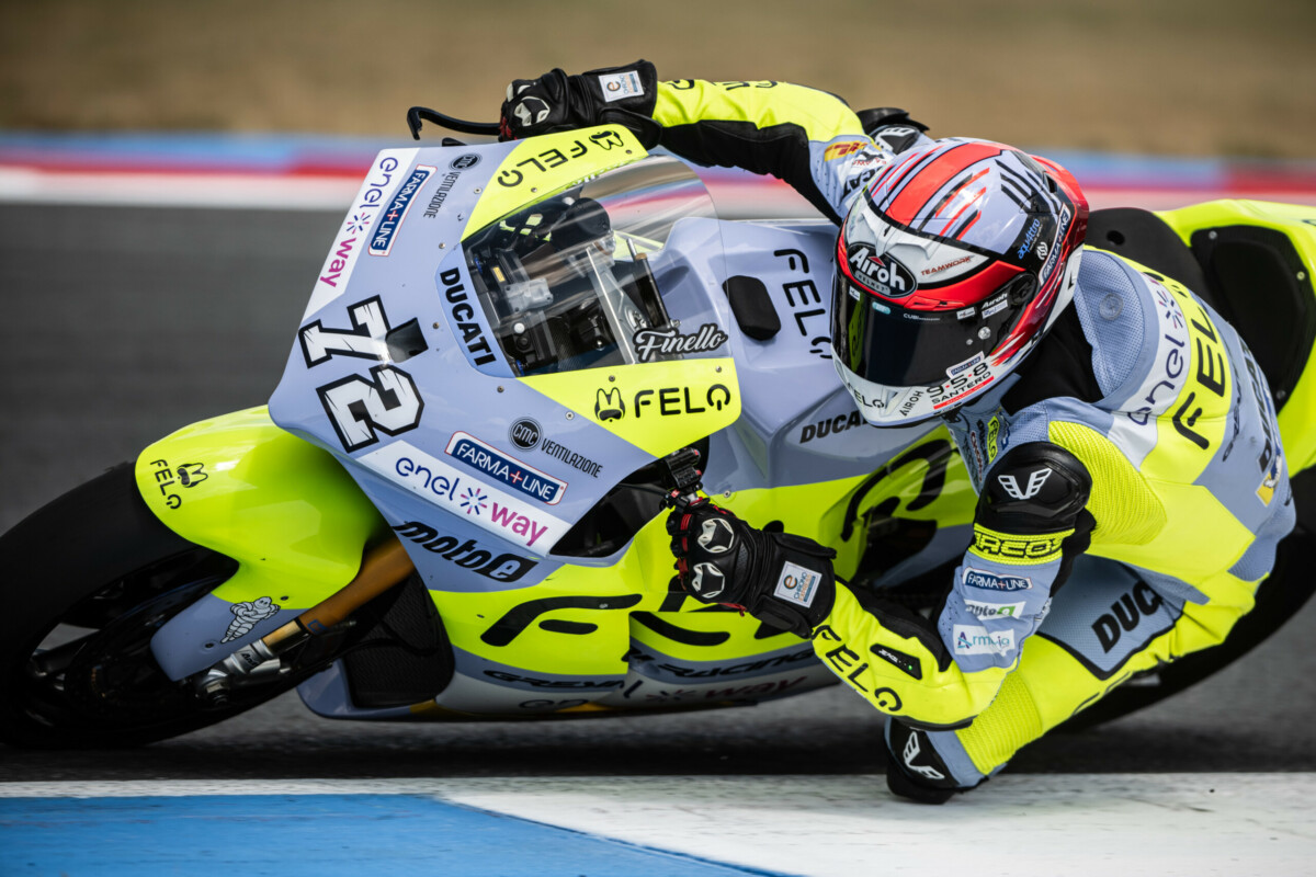 MotoE : Alessio Finello lève les yeux “Ramassé, ce n’est toujours pas assez”