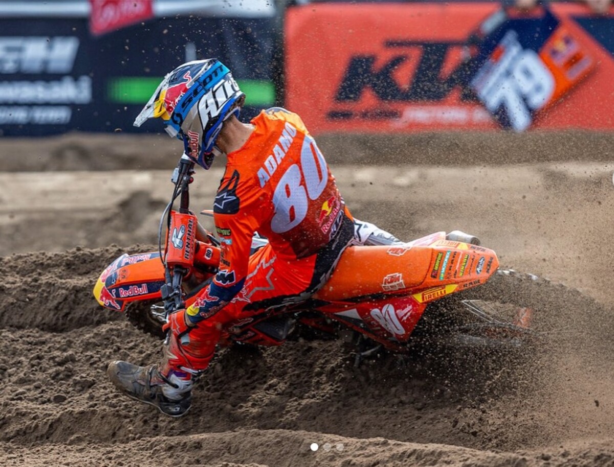 Motocross: Andrea Adamo en défense, temps de diffusion en direct du GP Lommel