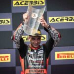 Superbike Most, Petrucci festeggia il podio