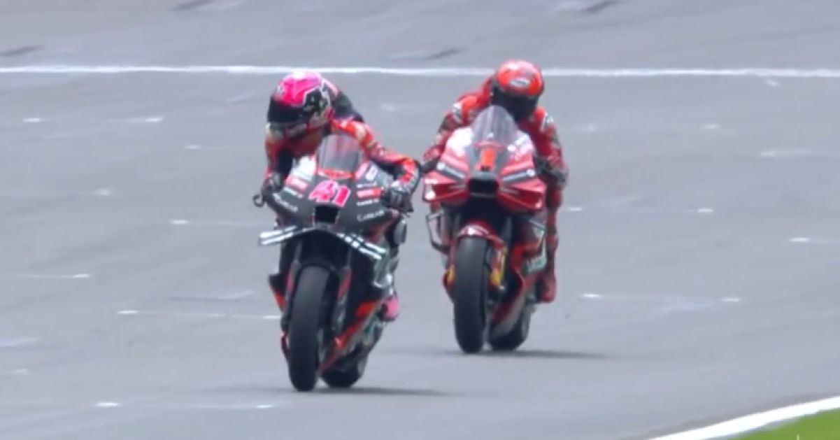 MotoGP Silverstone : Aleix Espargaro se moque de Bagnaia, rugit Aprilia